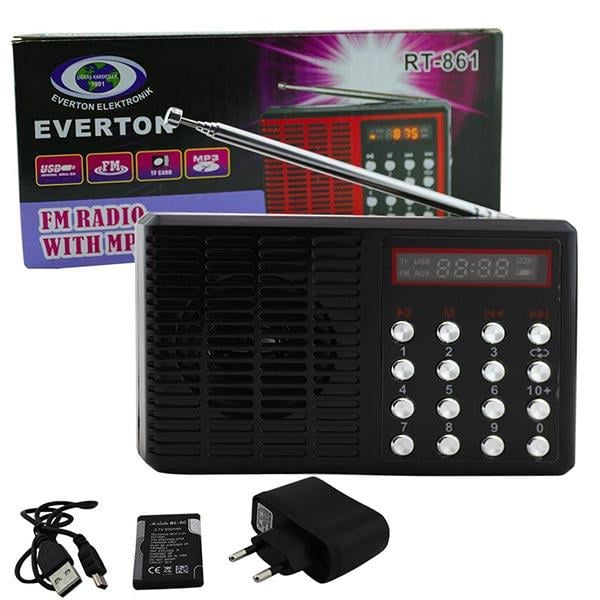 EVERTON RT-861 USB/SD/FM/SW RADYO MÜZİK KUTUSU
