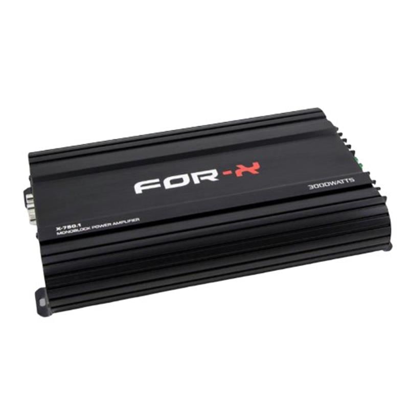 FOR-X X-750.1 3000 WATT OTO ANFİ (BASS KONTROLLÜ)