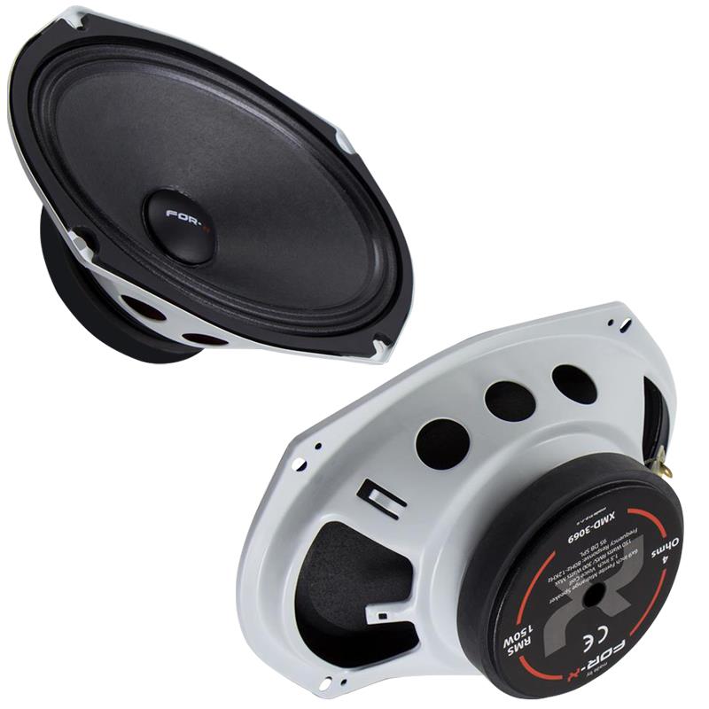 FOR-X XMD-3096 200 WATT 6X9 OVAL MIDRANGE OTO HOPARLÖR