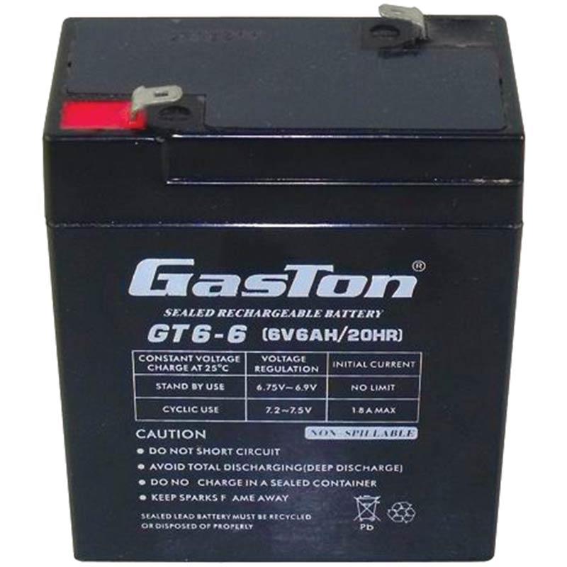 GASTON GT6-6 6 VOLT - 6 AMPER DİK AKÜ