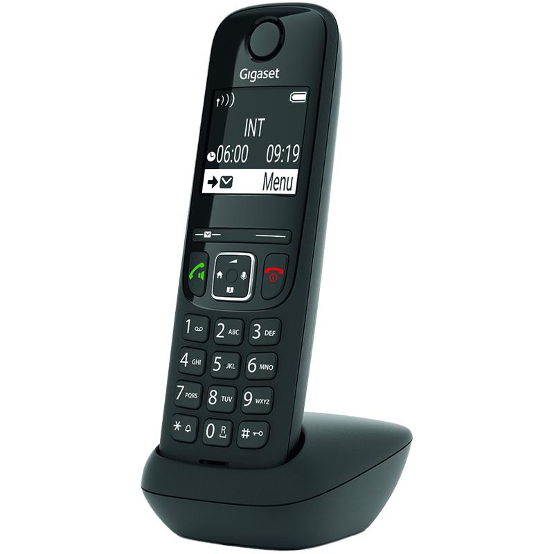 GIGASET AS690HX 2 EKRANLI 150 REHBER KAPASİTELİ IP DECT TELSİZ TELEFON