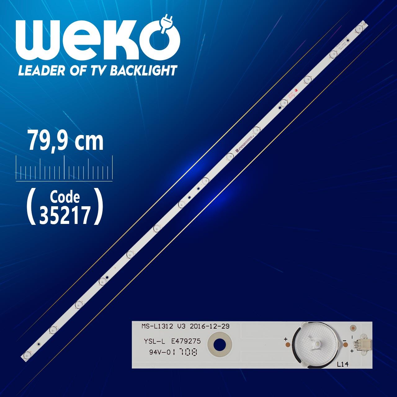 GJ-2K15 D2P5-400-D409-C4 (PITCH 92MM) - 79.9 CM 9 LEDLİ - (WK-457)