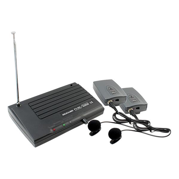 GOLD AUDIO FV-305 2 YAKA VHF TELSİZ MİKROFON CLASS