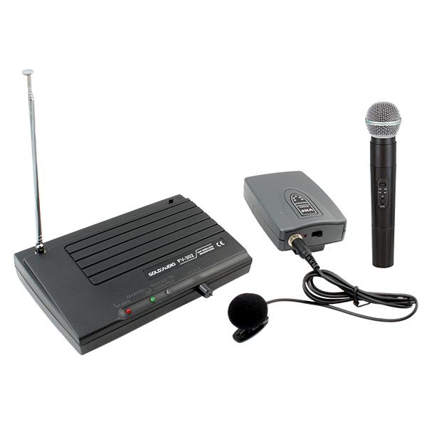 GOLD AUDIO FV-305 EL+YAKA VHF TELSİZ MİKROFON CLASS
