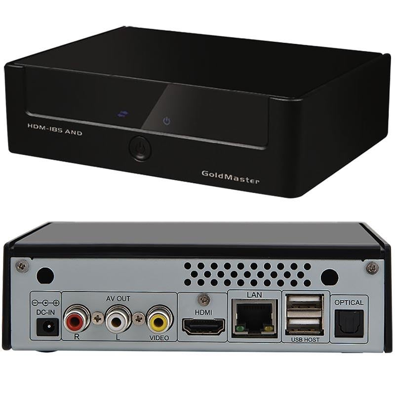 GOLDMASTER HDM-185 ANDROID 2.2 FULL HD MEDIA PLAYER (512MB DDR3 RAM-CORTEX A9 1GHZ İŞLEMCİ)