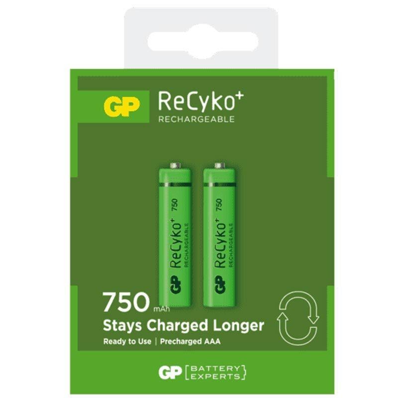 GP 750 MAH RECYKO R03 İNCE KALEM PİL AAA 2Lİ PAKET