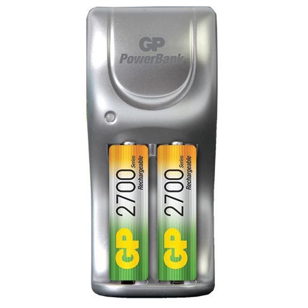 GP POWERBANK PB-25 2X2700 MAH AA*AAA PİLLİ ŞARJ CİHAZI (ŞARJ SÜRESİ 5 SAAT)