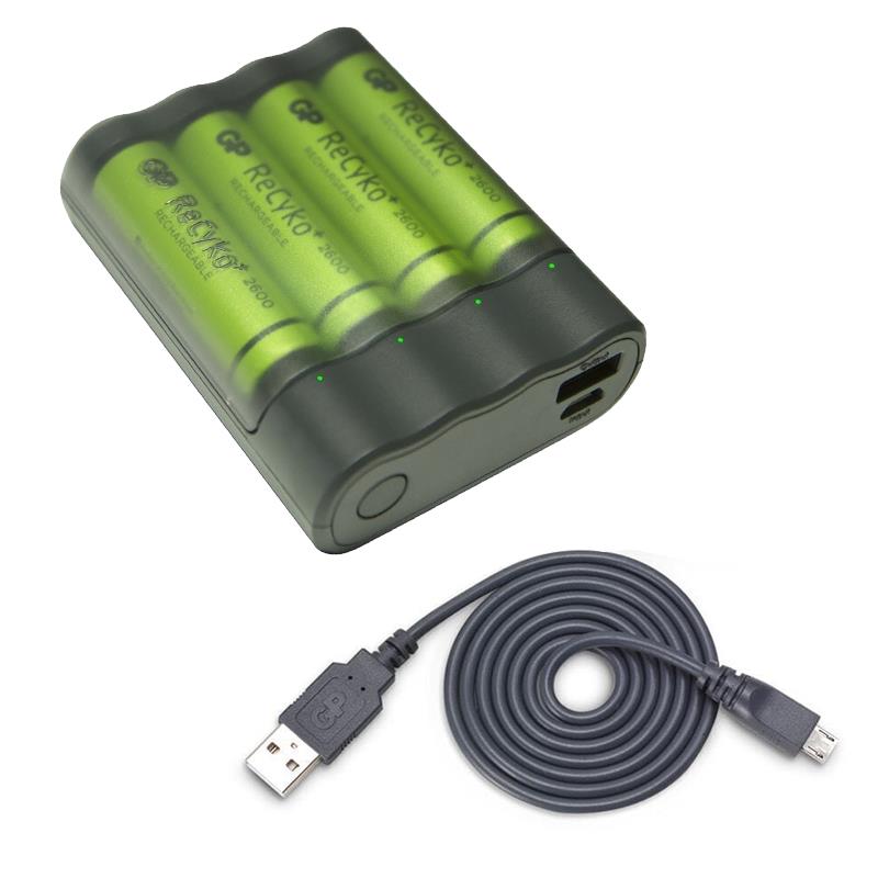 GP RECYKO USB U411 4X2700 PİLLİ PİL ŞARJ CİHAZI