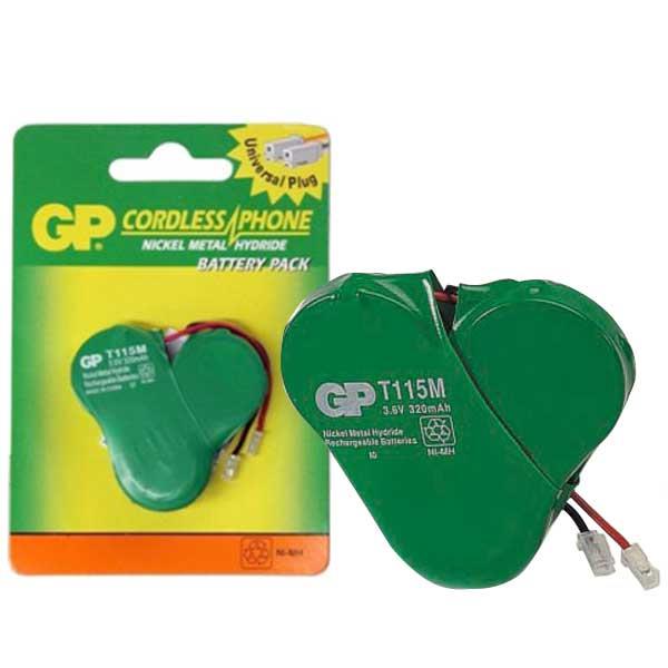 GP T115M 3.6 VOLT 320 MAH ÜÇLÜ YONCA NI-MH PİL