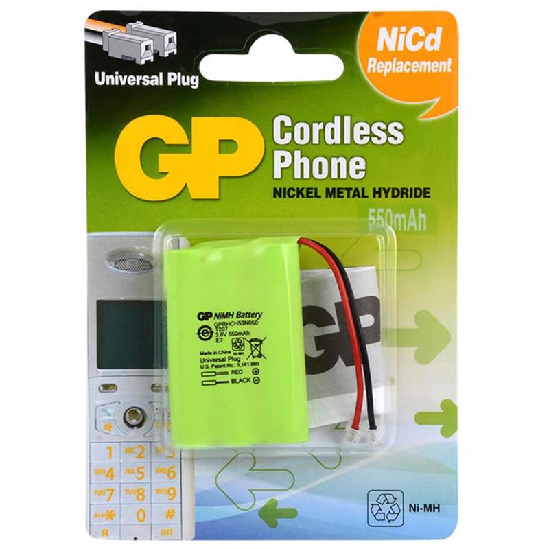 GP T207-BU1 3.6 VOLT 550 MAH 3LÜ İNCE TELSİZ TELEFON PİLİ