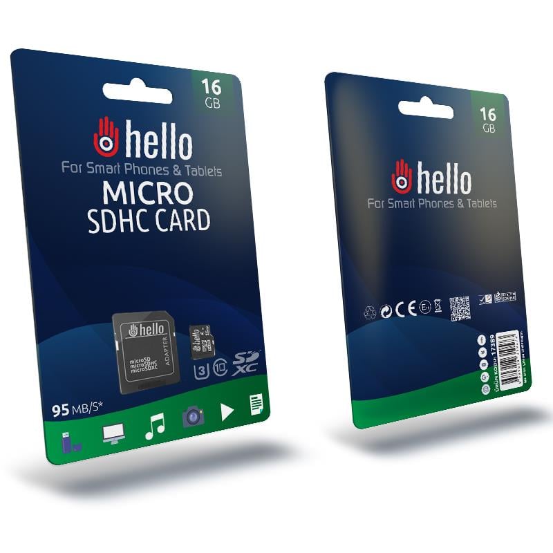 HELLO 16 GB MICRO SD HAFIZA KARTI (CLASS 10)