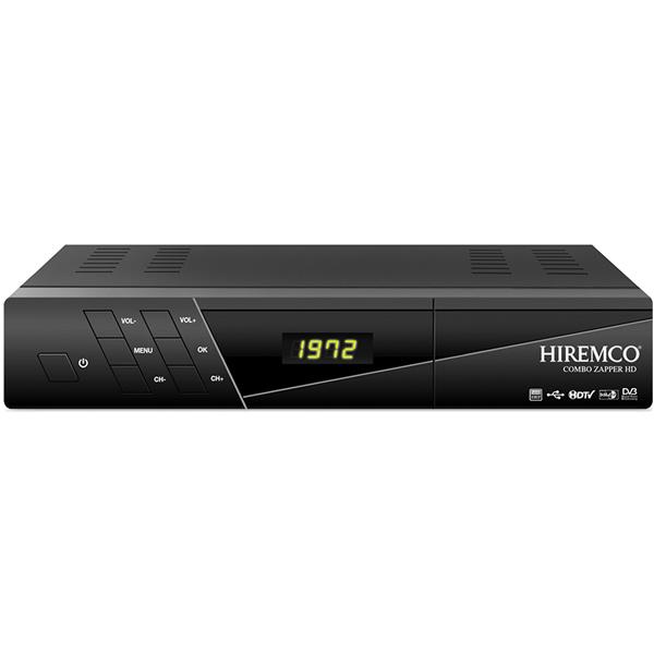 HIREMCO COMBO ZAPPER TKGSLİ YOUTUBELU FULL HD KASALI UYDU ALICISI (SCART + HDMI)
