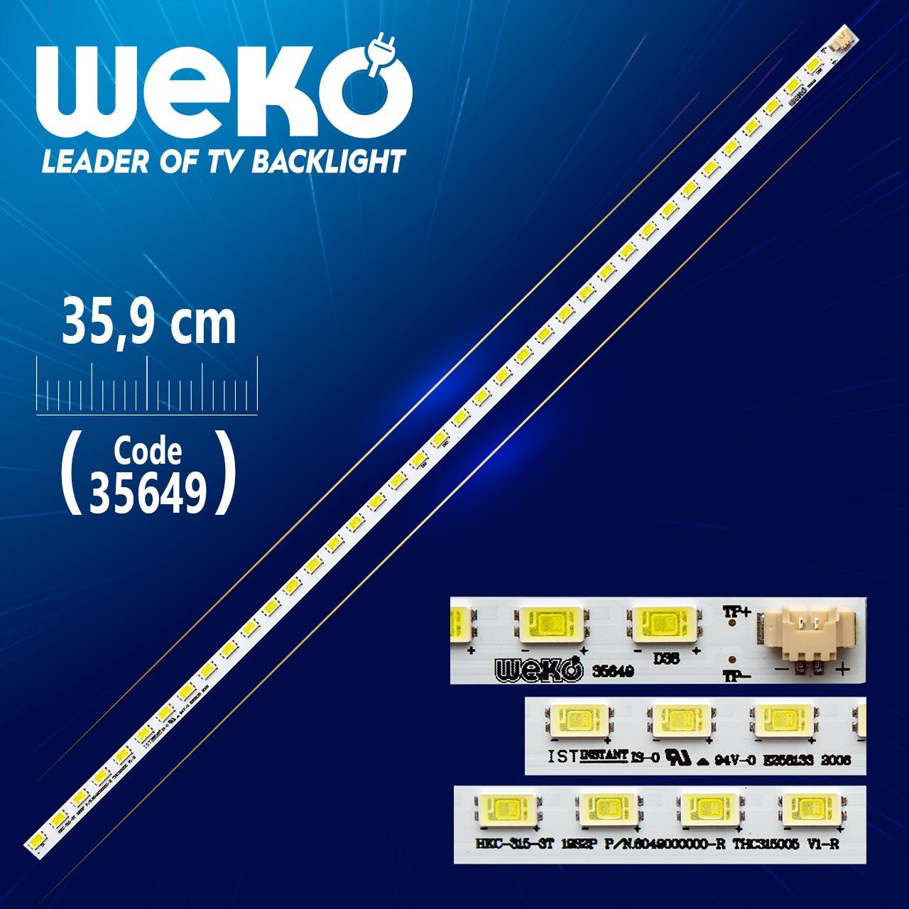 HKC-315-3T 19S2P P/N.6049000000-R THC315005 V1-R - 35.9 CM 38 LEDLİ - (WK-1135)
