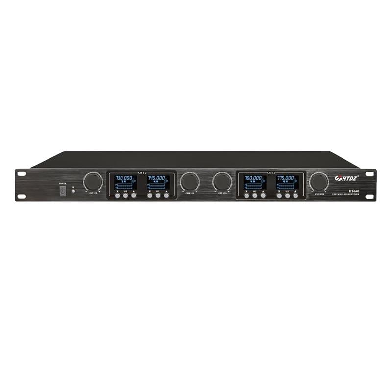 HTDZ HT-640 4 KANAL KABLOSUZ MİKROFON RECEIVER