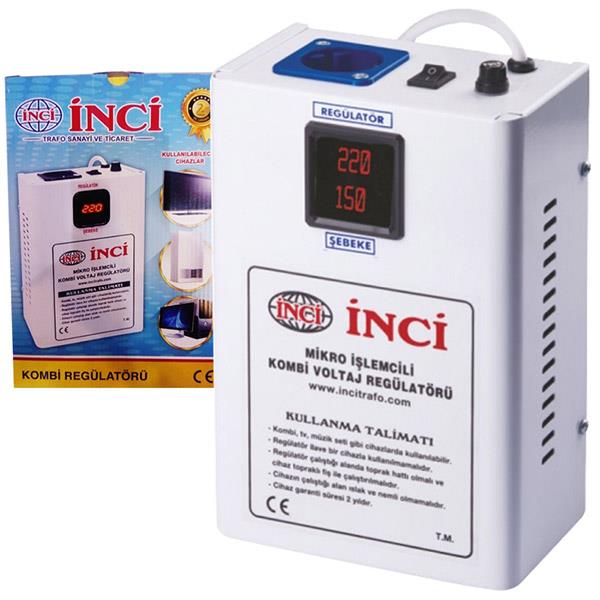 İNCİ MİKRO İŞLEMCİLİ 1000 VA VOLTAJ REGÜLATÖRÜ (KOMBİ REGÜLATÖRÜ