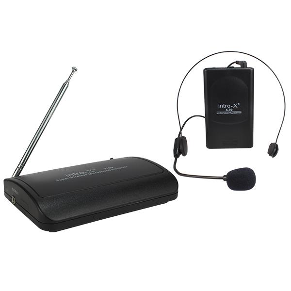 INTRO-X X-99 VHF HEADSET KABLOSUZ MİKROFON