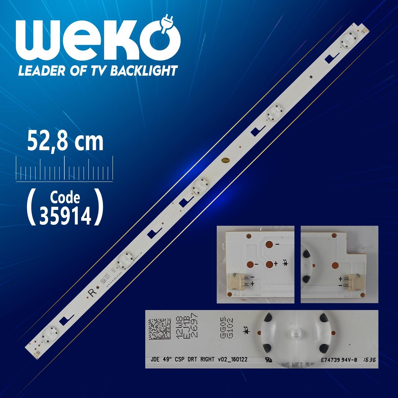 JDE 49 CSP DRT LEFT V02_160122 R 4 LEDLİ 52.8 CM (WK-1383)