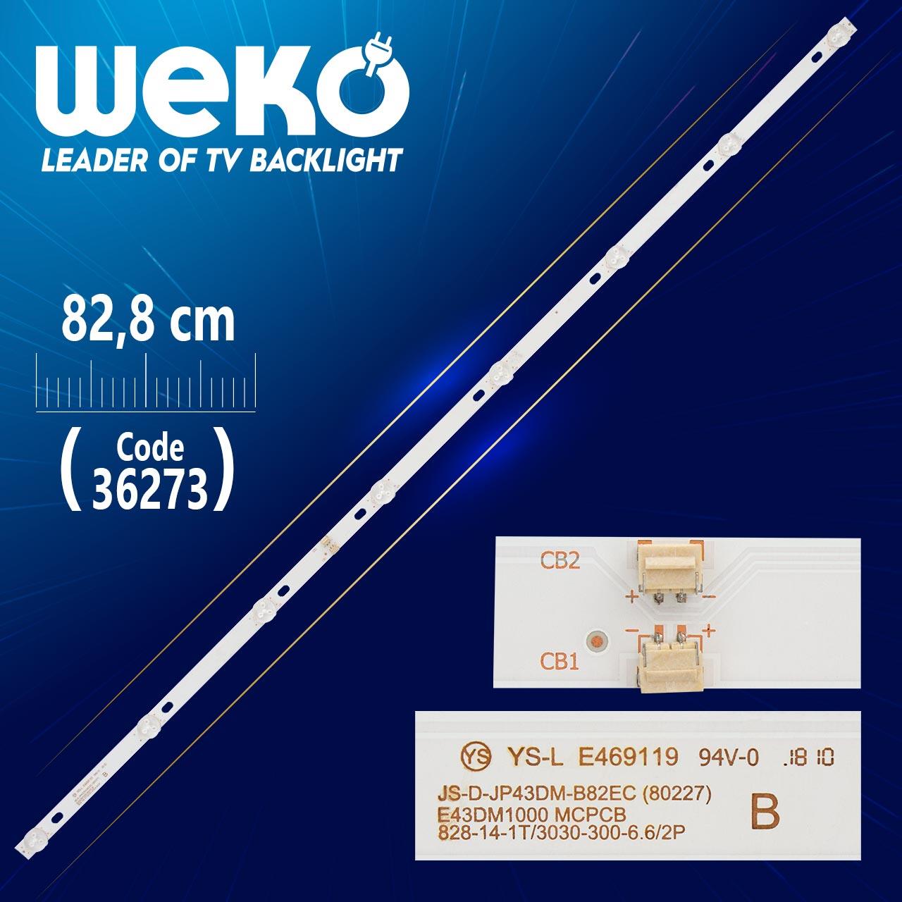 JS-D-JP43DM-B82EC (80510)  B TYPE 8 LEDLİ 82.8 CM
