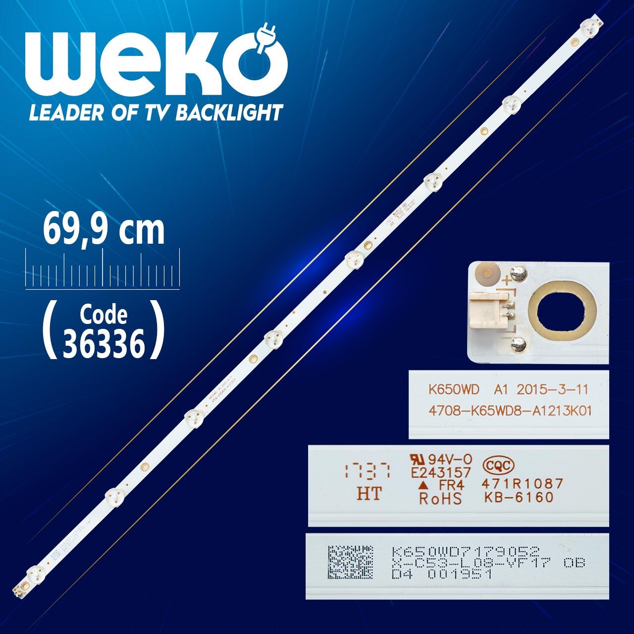 K650WD A1 - 4708-K65WD8-A1213K01 - 69.9 CM 8 LEDLİ