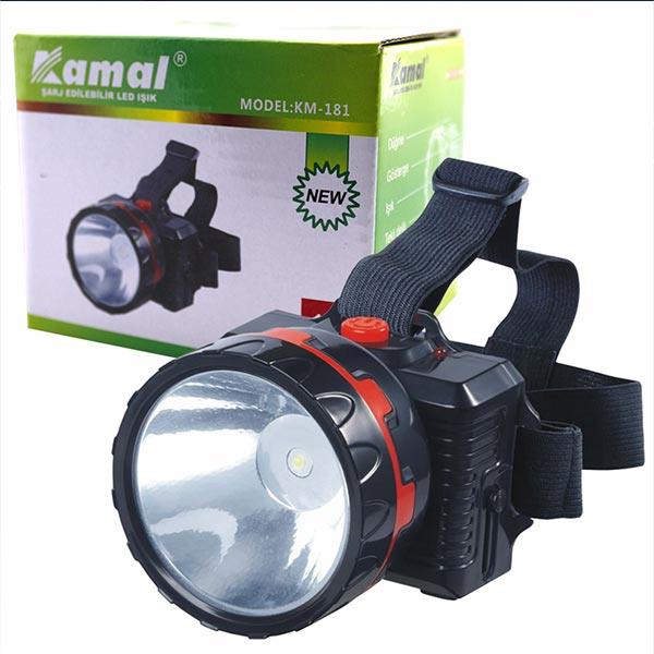 KAMAL KM-181 ŞARJLI KAFA FENERİ
