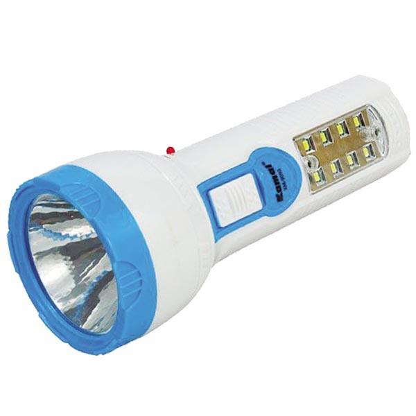 KAMAL KM-9092 1+8 LEDLİ İKİ KADEMELİ EL FENERİ