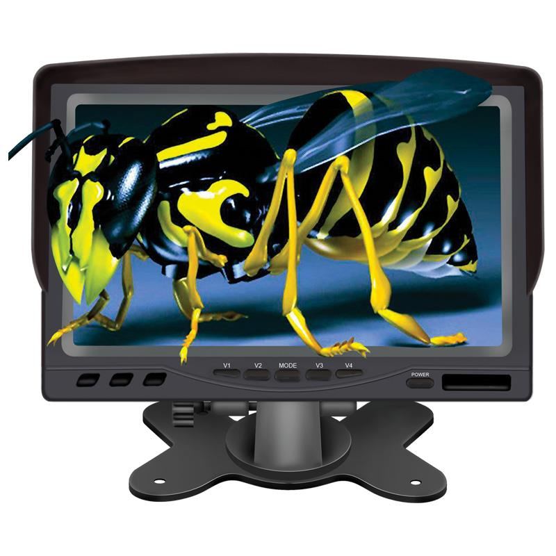 KAMOSONİC KS-M7102 7 MONİTÖR (EKRANI 4E BÖLER*4 VIDEO GİRİŞLİ)