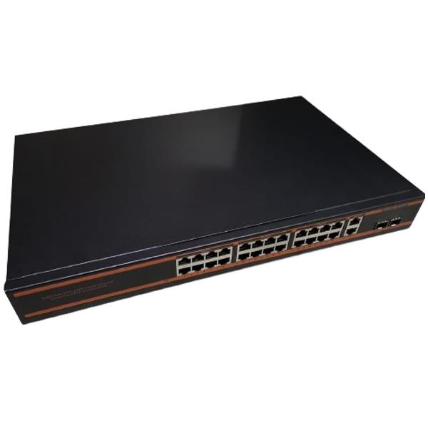 KARER 24+2+SFP 24 PORT 10/100/1000 MBPS 300W POE ETHERNET SWITCH
