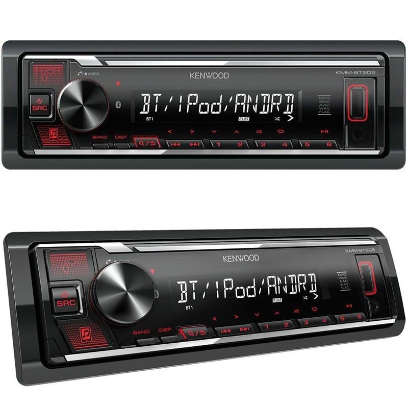KENWOOD KMM-205BT USB/FM/AUX/BLUETOOTH MEKANİKSİZ KUMANDALI OTO TEYP 4X50 WATT