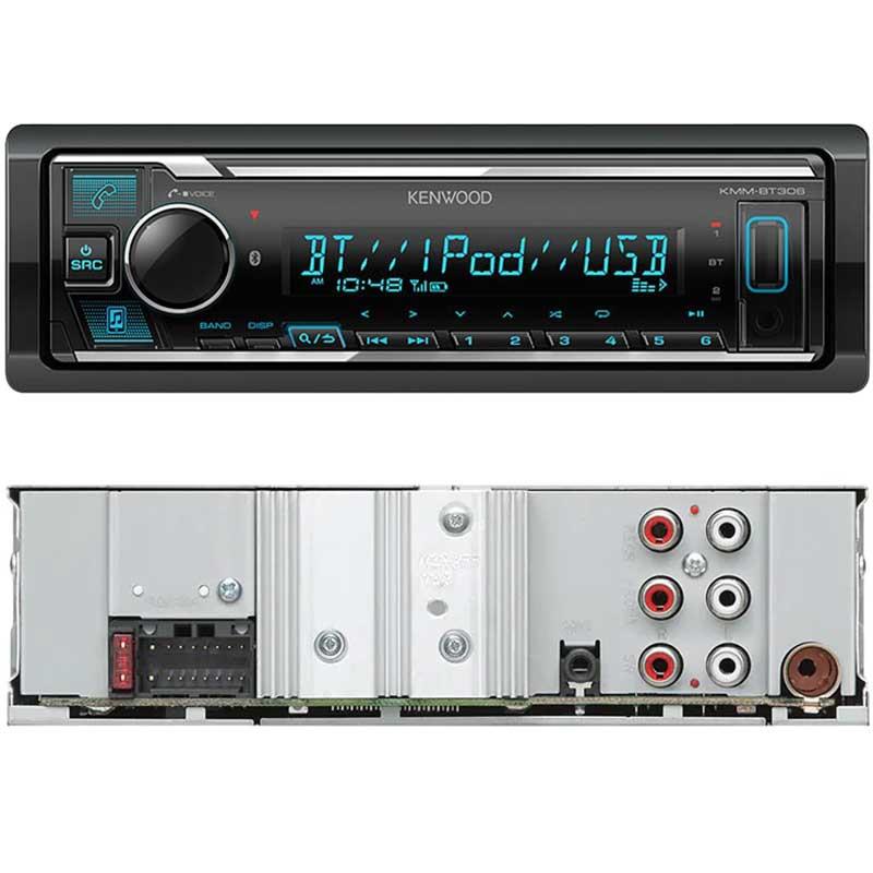 KENWOOD KMM-BT306 3 ANFİ ÇIKIŞLI USB/FM/AUX/BLUETOOTH OTO TEYP 4X50 WATT
