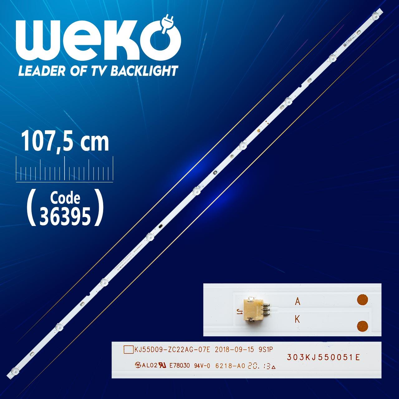 KJ55D09-ZC22AG-07E 9S1P 303KJ550051 E 9 LEDLİ 107.5 CM