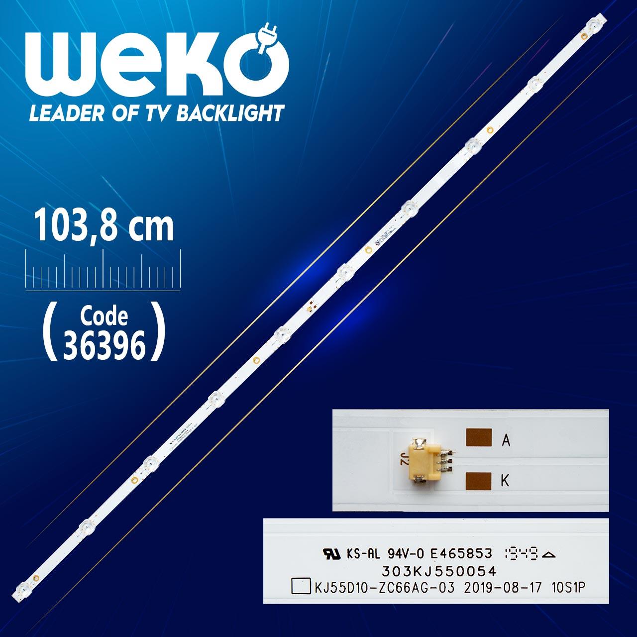 KJ55D10-ZC66AG-03 10S1P 303KJ550054 10 LEDLİ  103.8 CM