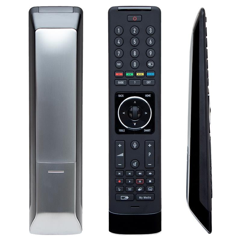 KL ARÇELİK-BEKO TS6187R MİKROFON TUŞLU ARKASI GRİ METAL LCD LED TV KUMANDA  (5848=1442)