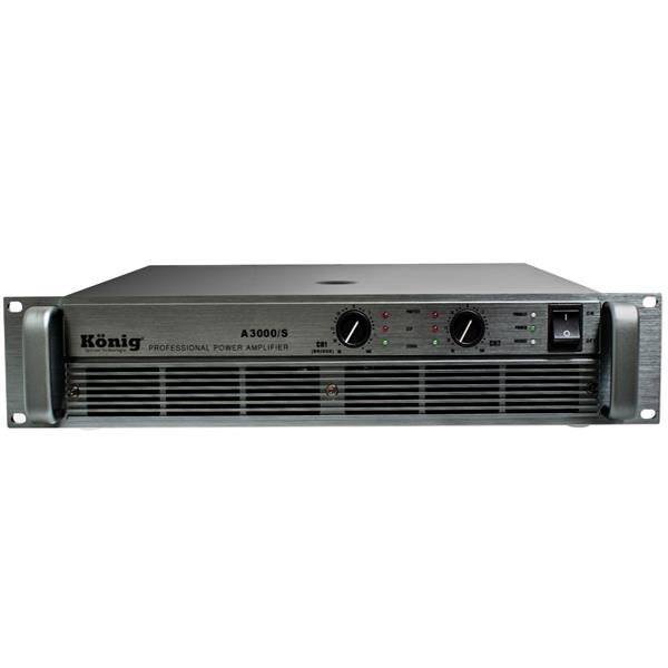 KÖNIG A 3000/S 4 OHM 2 KANAL 2X1350W POWER ANFİ