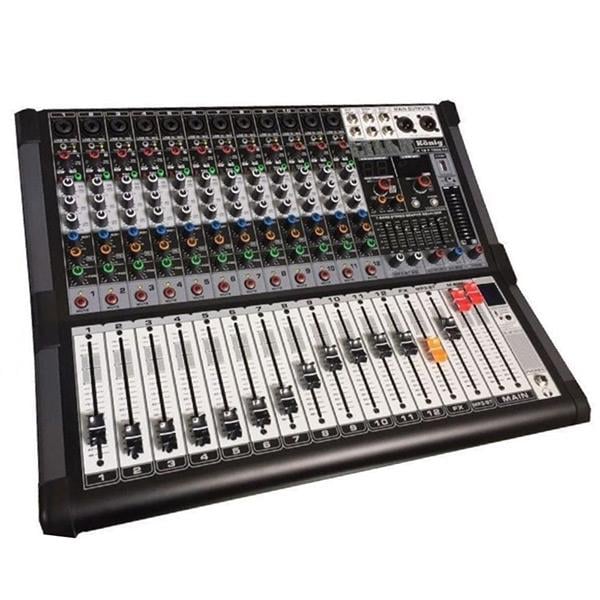 KÖNİG K-12 P1000 2X500 WATT 12 KANAL BT POWER MIXER ANFİ