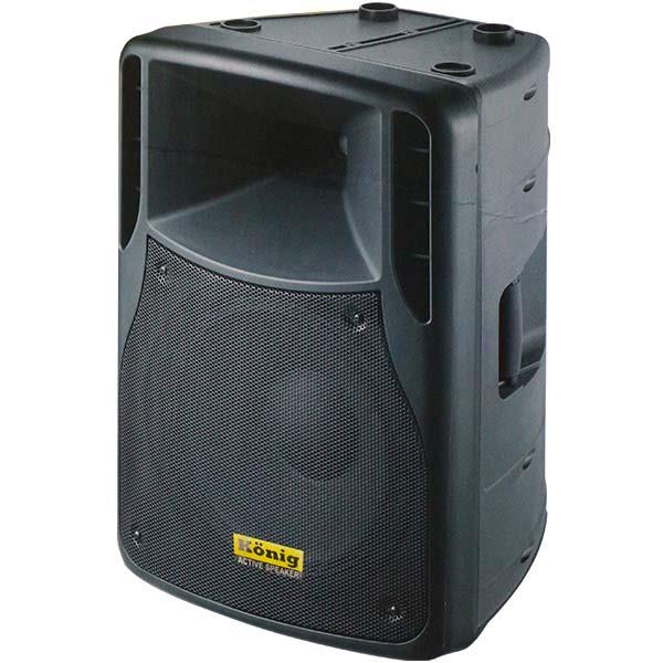 KÖNİG K-1510A 25 CM 450 WATT USB/SD GİRİŞLİ AKTİF PLASTİK KABİN