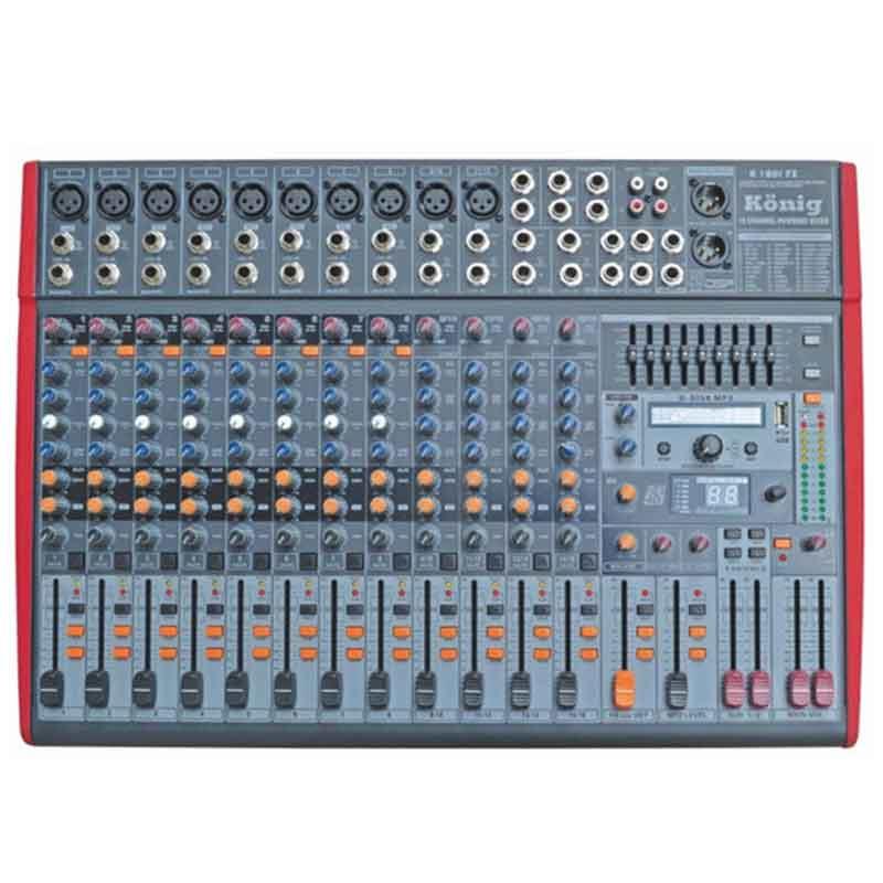 KÖNİG K-1600FX 16 KANAL DECK MIXER