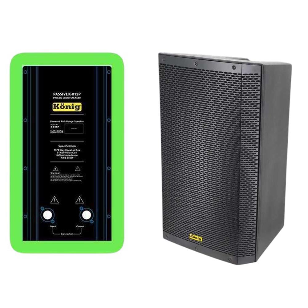 KÖNİG K-815P 800 WATT 2 YOLLU PLASTİK 15 PASİF KABİN HOPARLÖR