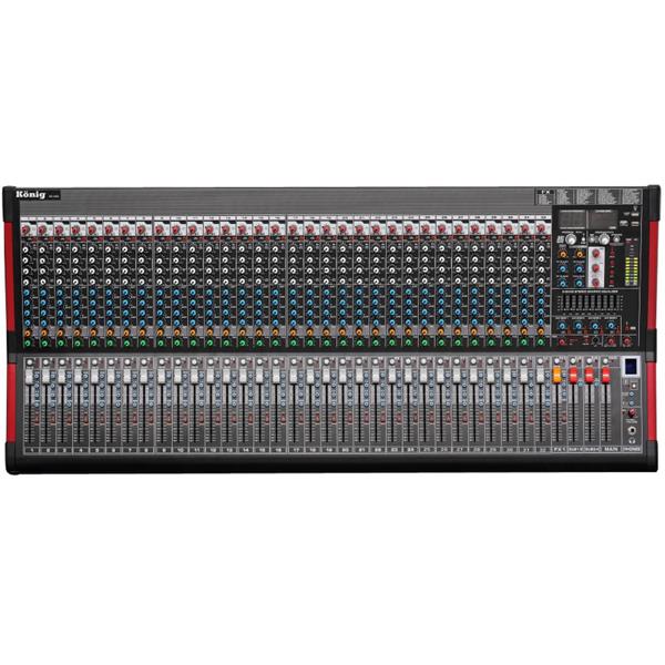 KÖNİG KS-3200 32 XRL USB-BT-MP3 RECORDING 2X99 DSP EFFECT 11 BANT EQ DECK MIXER