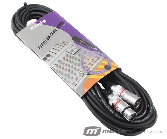 KÖNİG XLR-10 10 METRE CANON UZATMA KABLOSU (XRL)