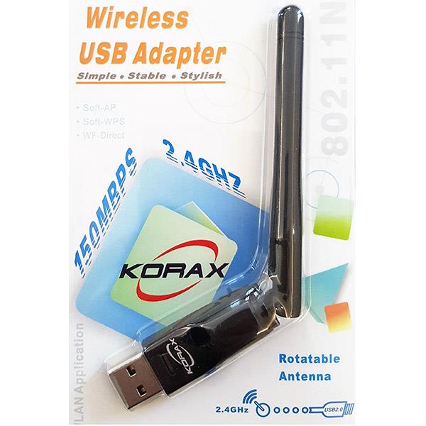 KORAX KX-1001 USB ANTENLİ 802.11N WİFİ KORAX VİPBOX UYDU ALICI UYUMLU