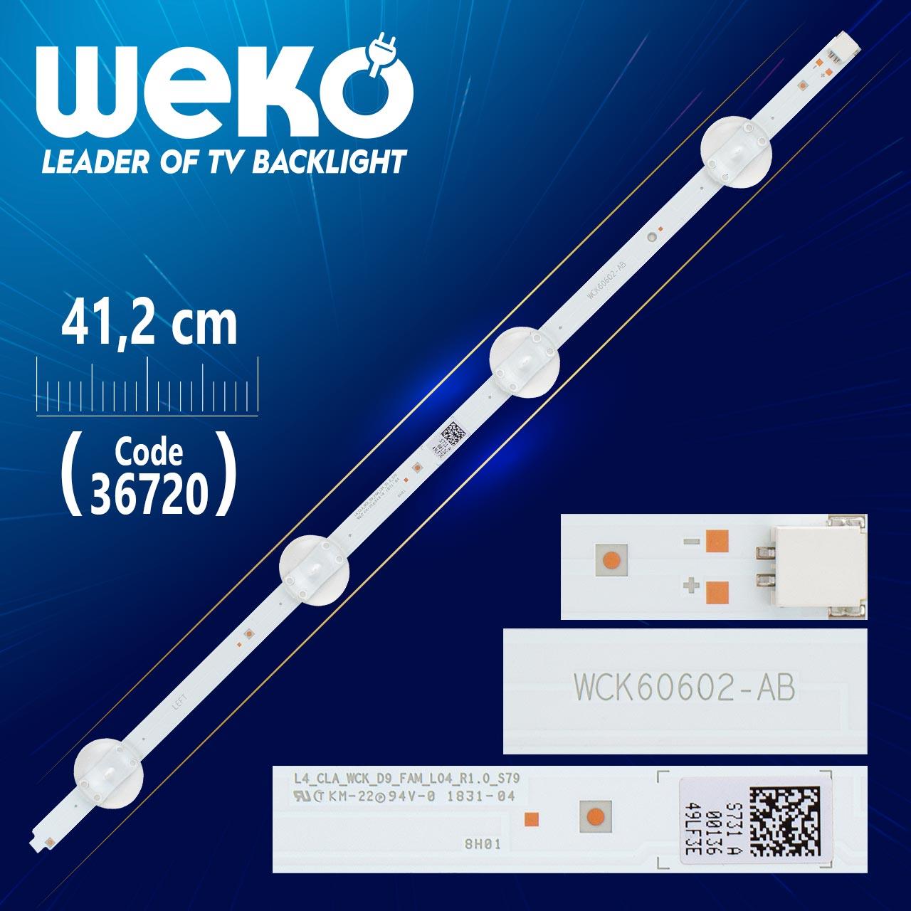 L4_CLA_WCK_D9_FAM_L04_R1.0_S79 WCK60602-AB 4 LEDLİ 41,2 CM