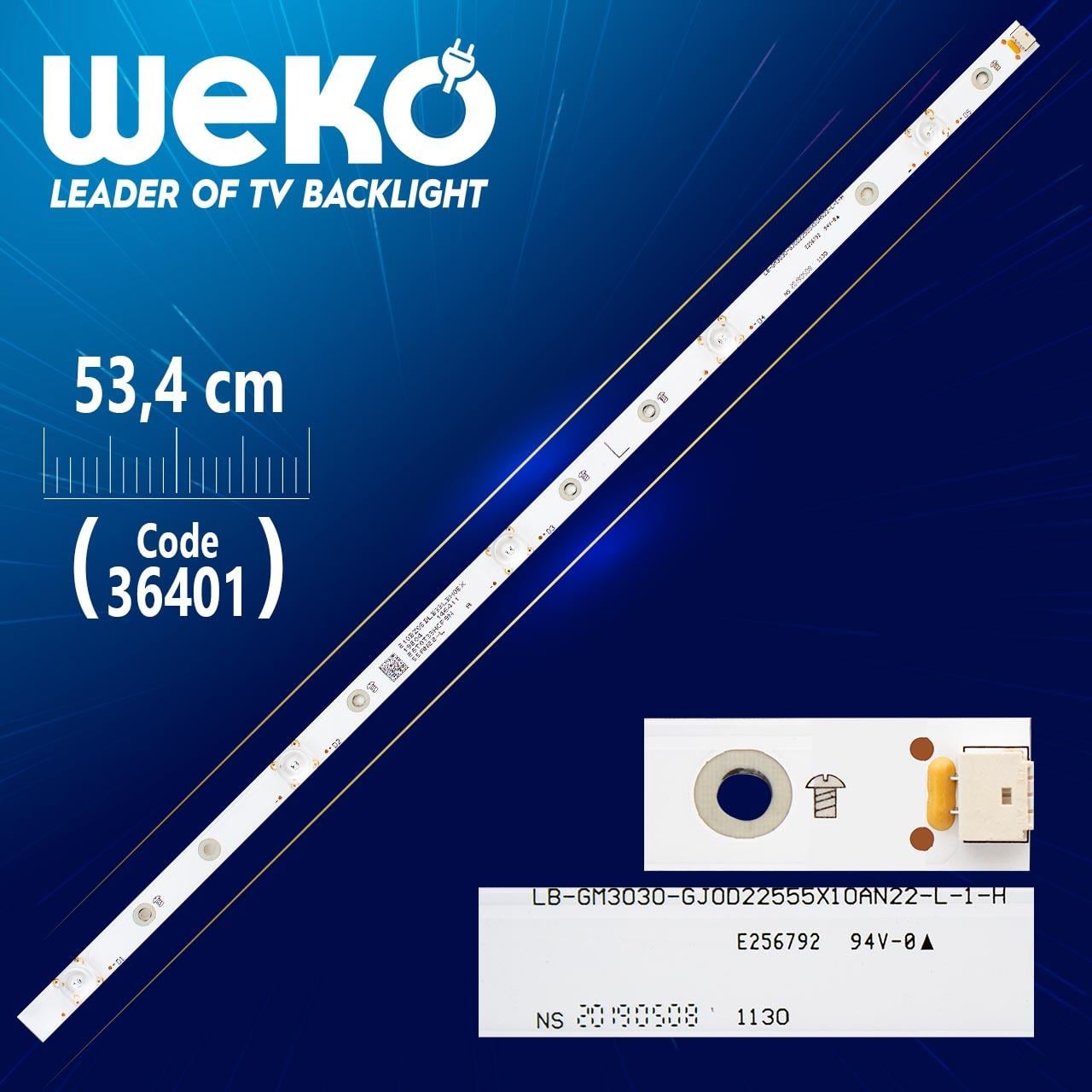 LB-GM3030-GJ0D22555X10AN22-L-1-H 5 LEDLİ 53.4 CM
