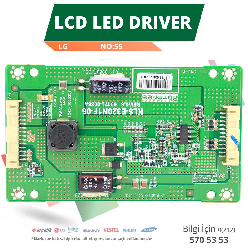 LCD LED DRIVER LG (6917L-0038A,KLS-E320N1F-06 REV0.6) (LC320EXN) (NO:55)
