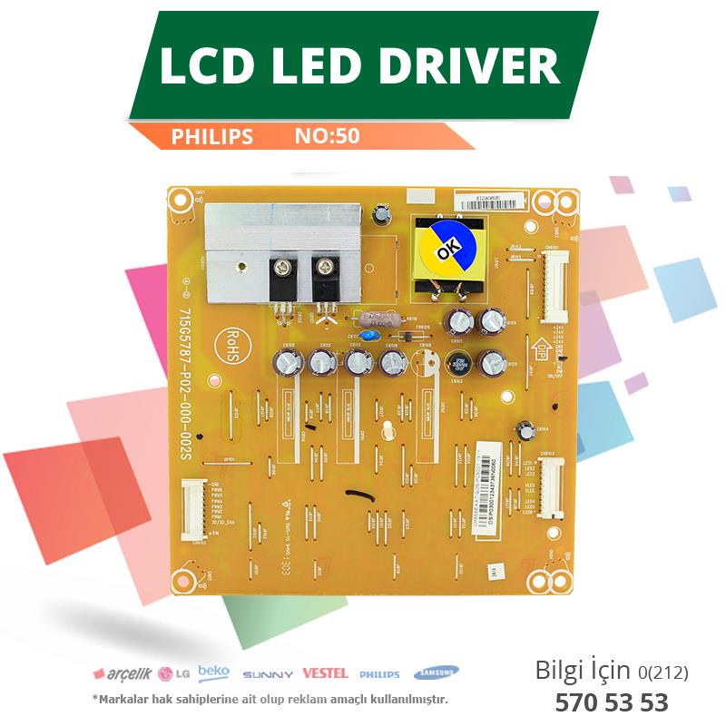 LCD LED DRIVER PHILIPS (715G5787-P02-000-002S) (LTA460HJ18) (NO:50)