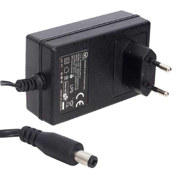 LEADER 12 VOLT - 2 AMPER 5.5*2.5 UÇLU PLASTİK KASA PRİZ TİPİ ADAPTÖR