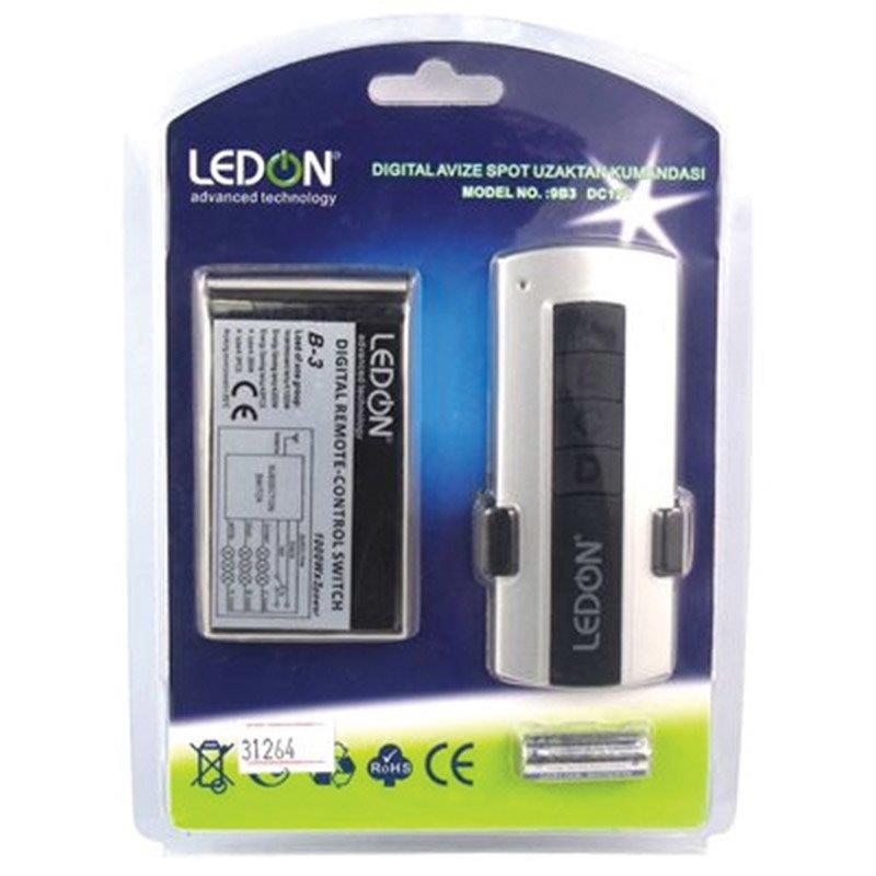 LEDON LD-12143 AVİZE KONTROL KUMANDASI (1000W X 3 POWER)