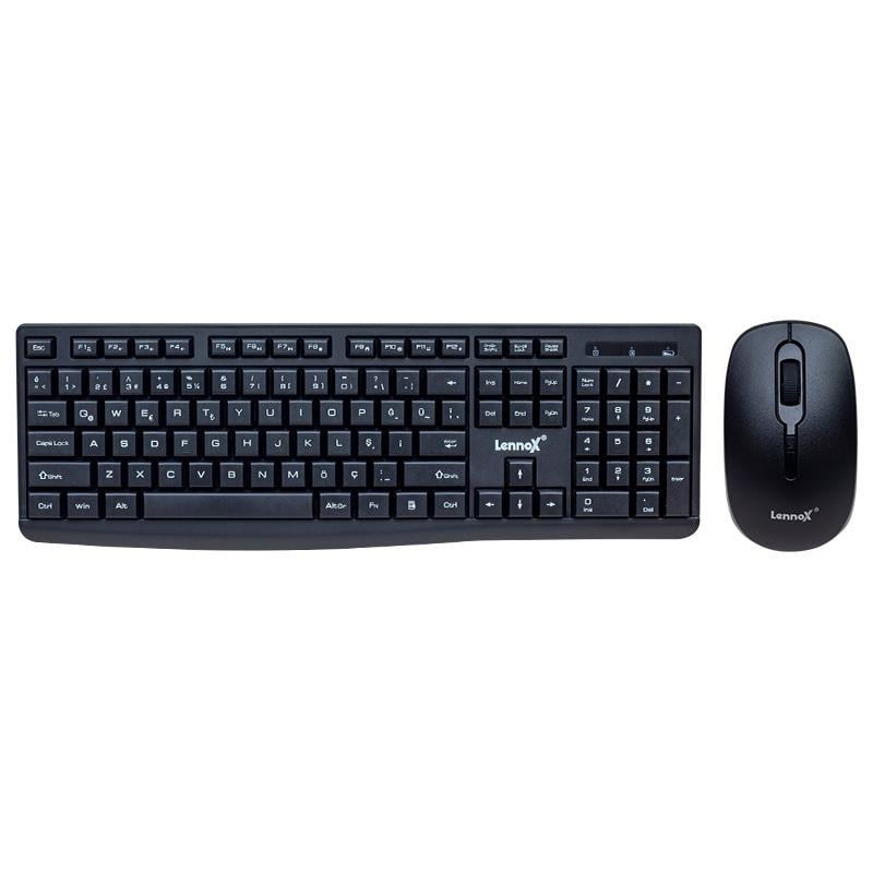 LENNOX V31 KABLOSUZ TURKÇE Q KLAVYE - 1600 DPI MOUSE SET