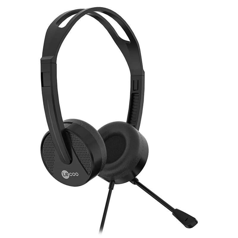 LENOVO LECOO HT106 3.5MM JACKLI MİKROFONLU KULAK ÜSTÜ KULAKLIK