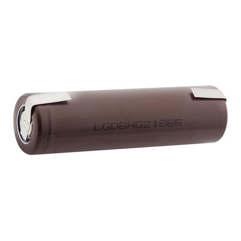 LG HG2 18650 3.7 VOLT 3000 MAH LİTYUM LI-ION PUNTALI PİL (BAŞLIKSIZ PUNTALI)(KAHVERENGİ)