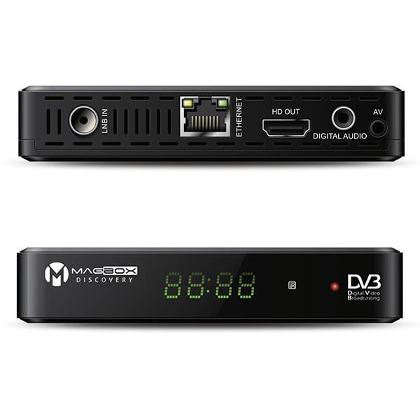 MAGBOX DISCOVERY IP TV ETHERNETLİ LINUX TABANLI DAHİLİ WIFI FULL HD MİNİ UYDU ALICISI